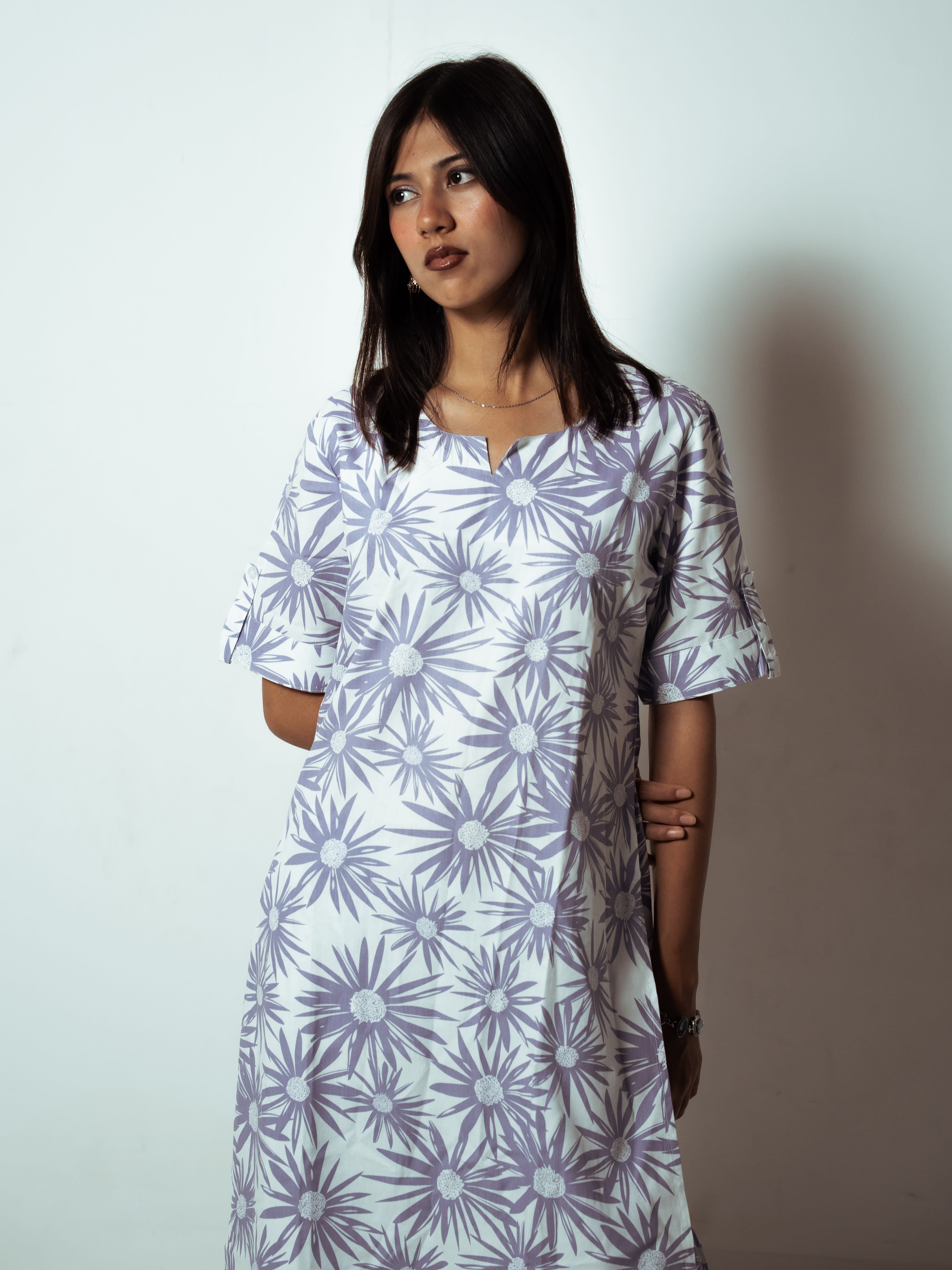 Women Printed Regular Kurta Co-rd set 7007 thumbnail 1